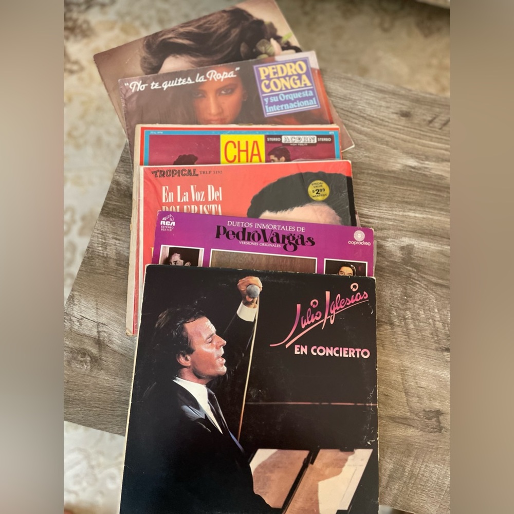 Spanish Vinyl LP Record Albums Set Of 6